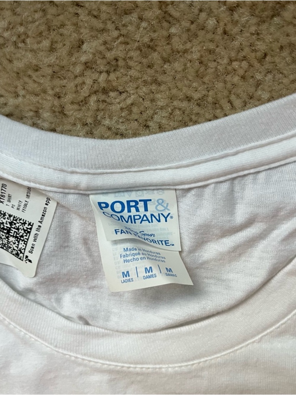 NWT Port & Company Women’s Diana Ross Thank You Tour White T-Shirt - Size M - Picture 3 of 7